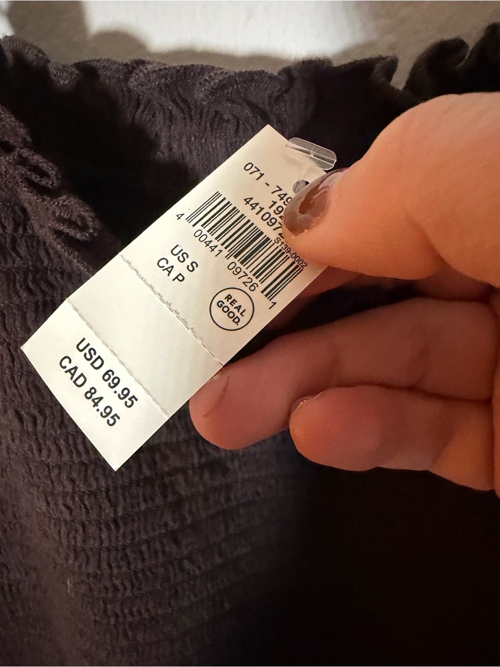 Aerie Brown Smocked Maxi Dress with Adjustable Straps NWT - Picture 2 of 4